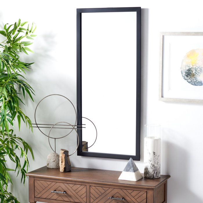 Everly Quinn Meijer Rectangle Metal Wall Mirror Wayfair